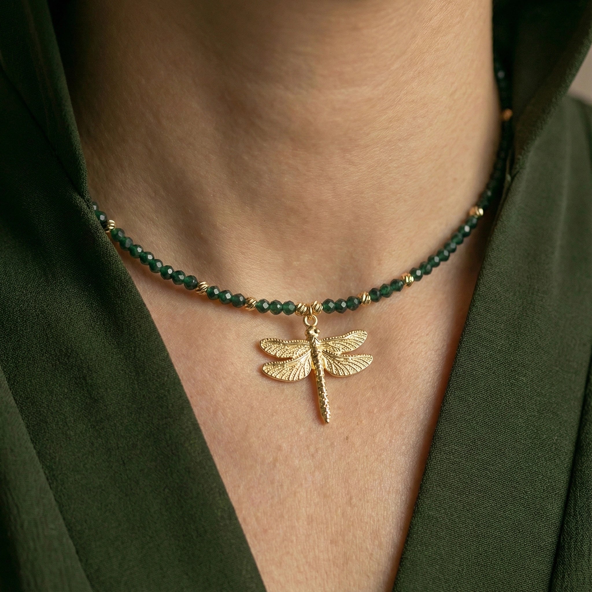 Dragonfly Spell Necklace